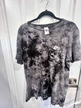 RIPNDIP Lord Nermal Tie Dye Pocket Tee Gray & Black Medium